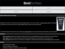 Tablet Screenshot of boldformen.com